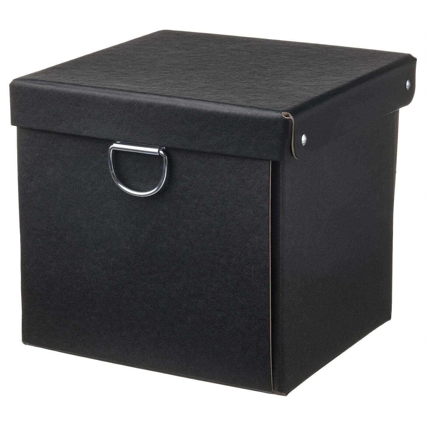 

Коробка с крышкой, черная, 16,5х16,5х15 см, NIMM IKEA