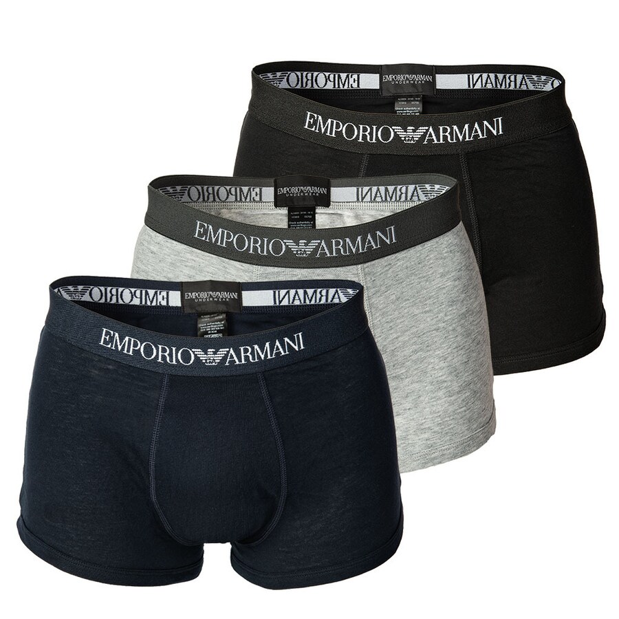 

Трусы Emporio Armani Boxer shorts, цвет navy/mottled grey/black