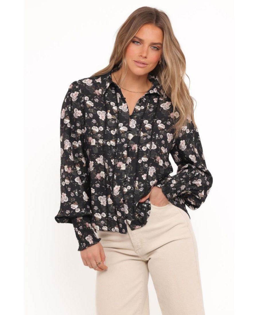 

Женская блузка Parsons Petal and Pup, Dark floral