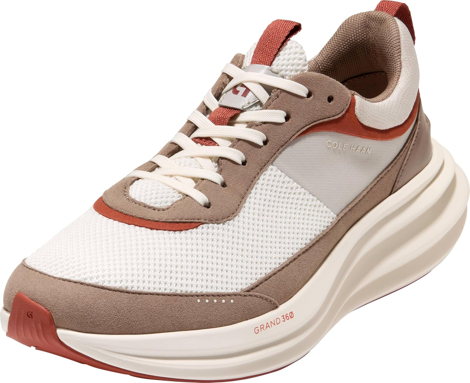 

Мужские кроссовки Cole Haan Originalgrand Quadstreak, слоновая кость/серебряный