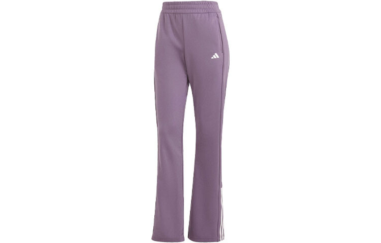 

Трикотажные спортивные штаны женские фиолетовые Adidas