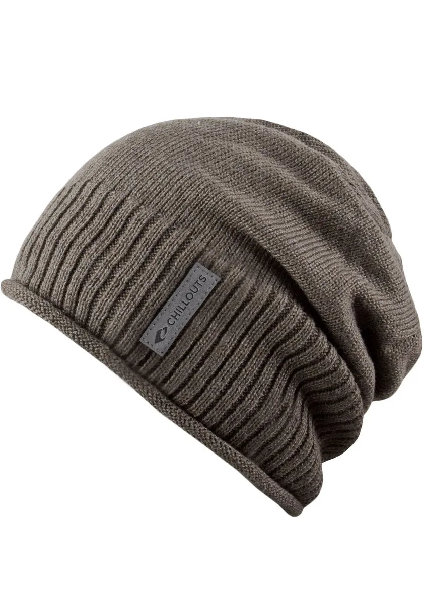 

Шапка Chillouts "Etienne Hat" с изящной надписью-логотипом, цвет Walnut