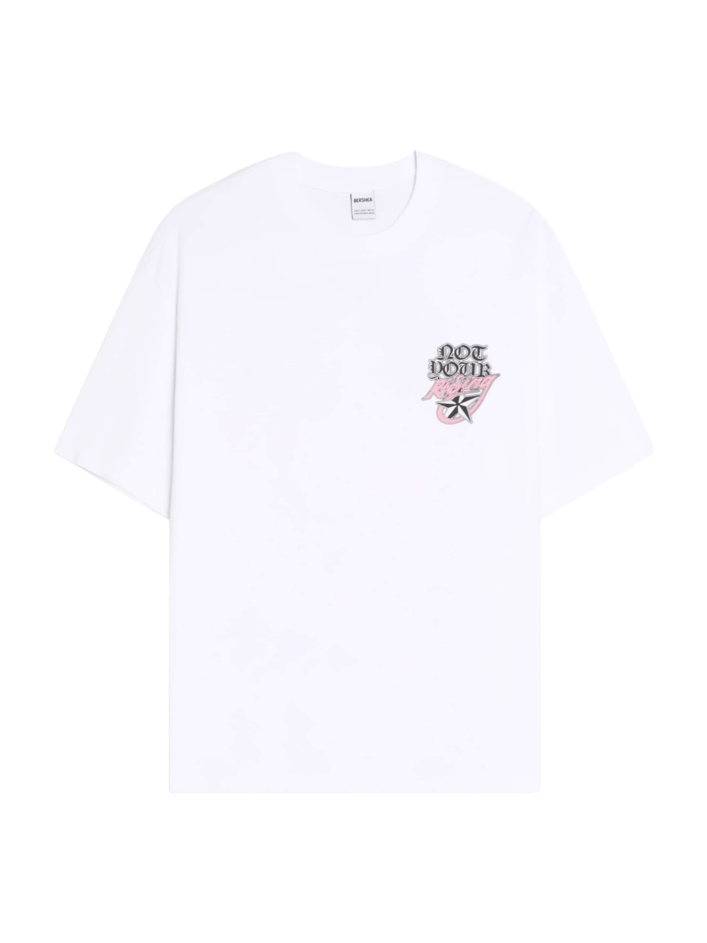 

Bershka Футболка в белом цвете