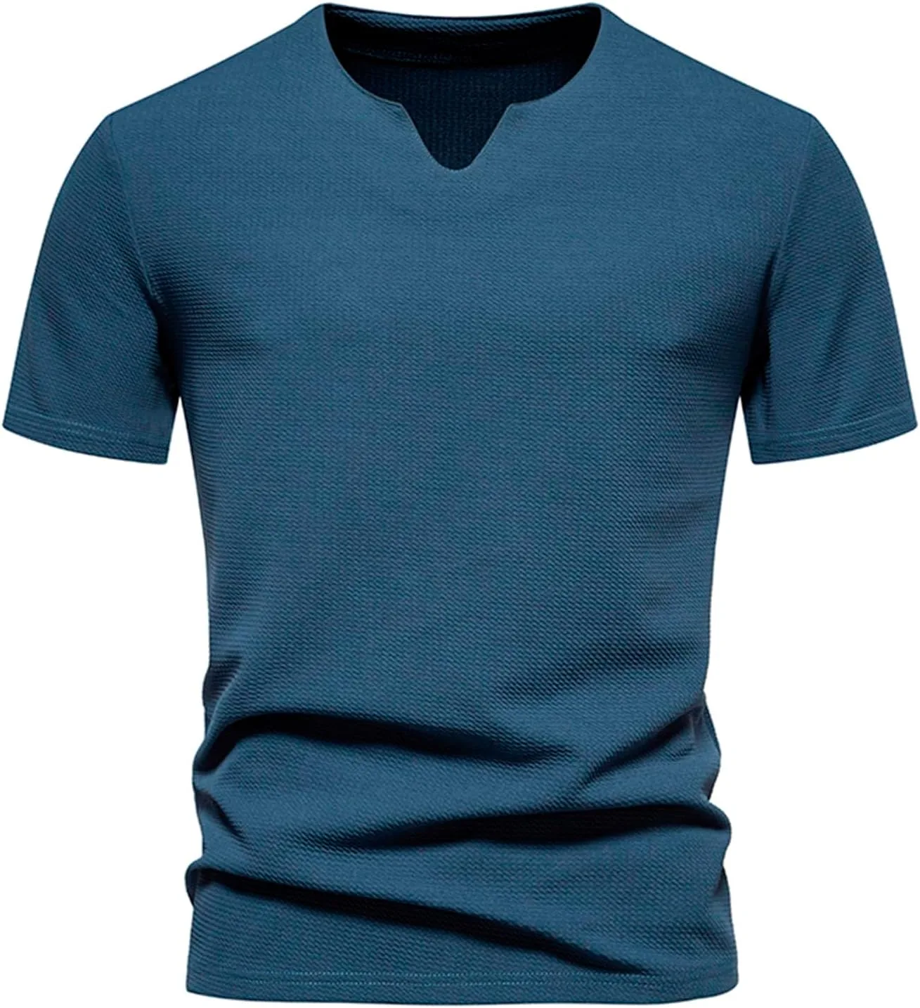 

Мужская футболка с V-образным вырезом, Slim Fit, легкая QUNPIU