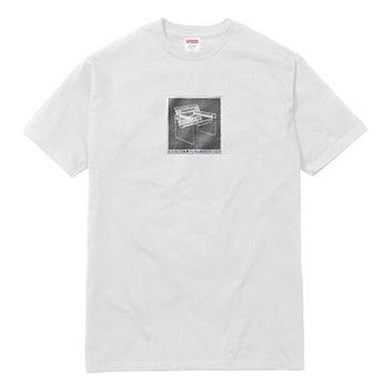 

Футболка ss18 chair tee white short sleeve Supreme, белый