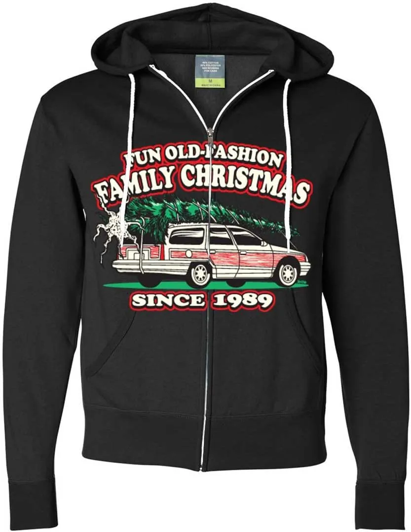 

Толстовка с молнией Dolphin Shirt Co Old Fashioned Family Christmas