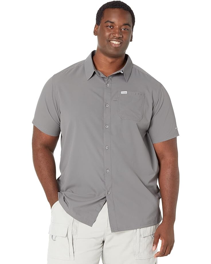 

Рубашка Columbia Big & Tall Slack Tide Camp, цвет City Grey