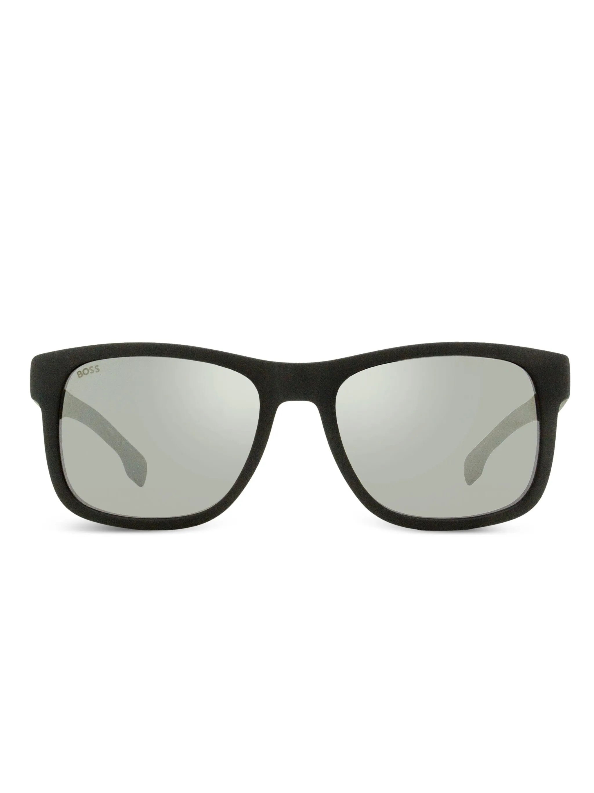 

Солнцезащитные очки в квадратной оправе Boss, черный