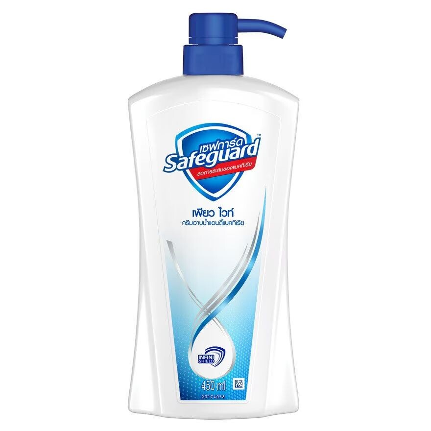 

Safeguard Гель для тела Pure White 450 мл. ครีมอาบน้ำ ชุ่มชื่น и, Blue