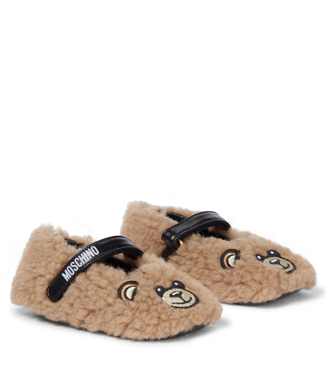 

Балетки Baby Teddy Moschino Kids, коричневый