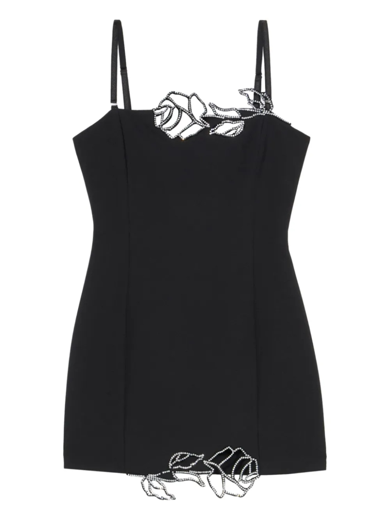 

Blumarine платье мини с вышивкой, черный