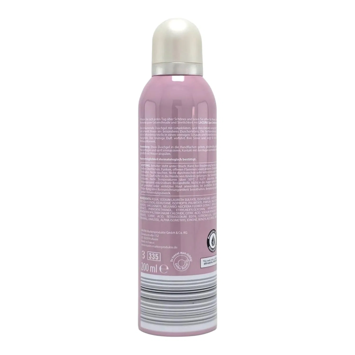 Пенящийся гель для душа «SPA CELEBRATION Lotus Blossom & Rice» от Lacura, 200 мл Generisch — фото 2