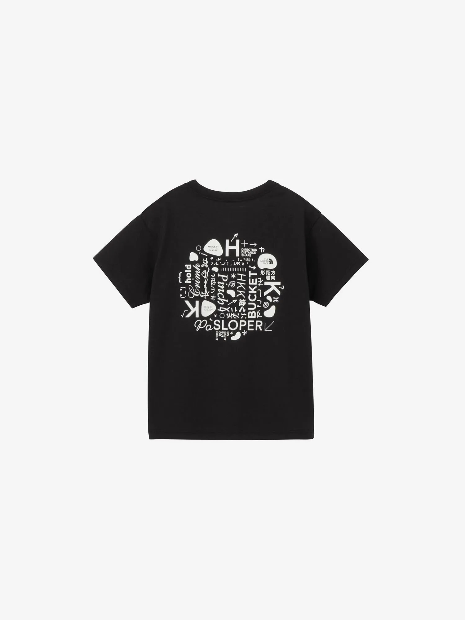 Детская футболка с коротким рукавом TNF Monkey Magic Tee The North Face, black — фото 2