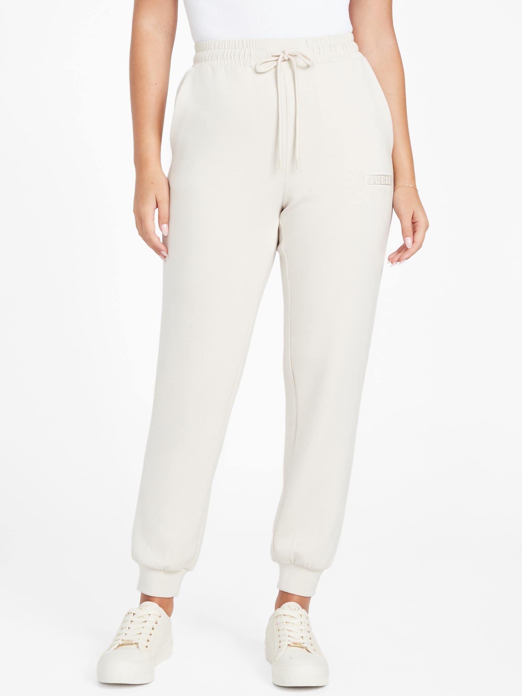 

Спортивные брюки с логотипом Carly Guess Factory, цвет over night oats