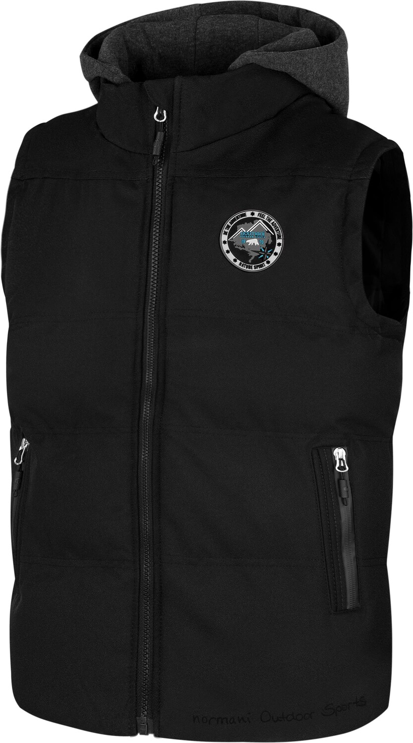 Утепленный жилет Normani Outdoor Sports Kinder Skien, черный — фото 3