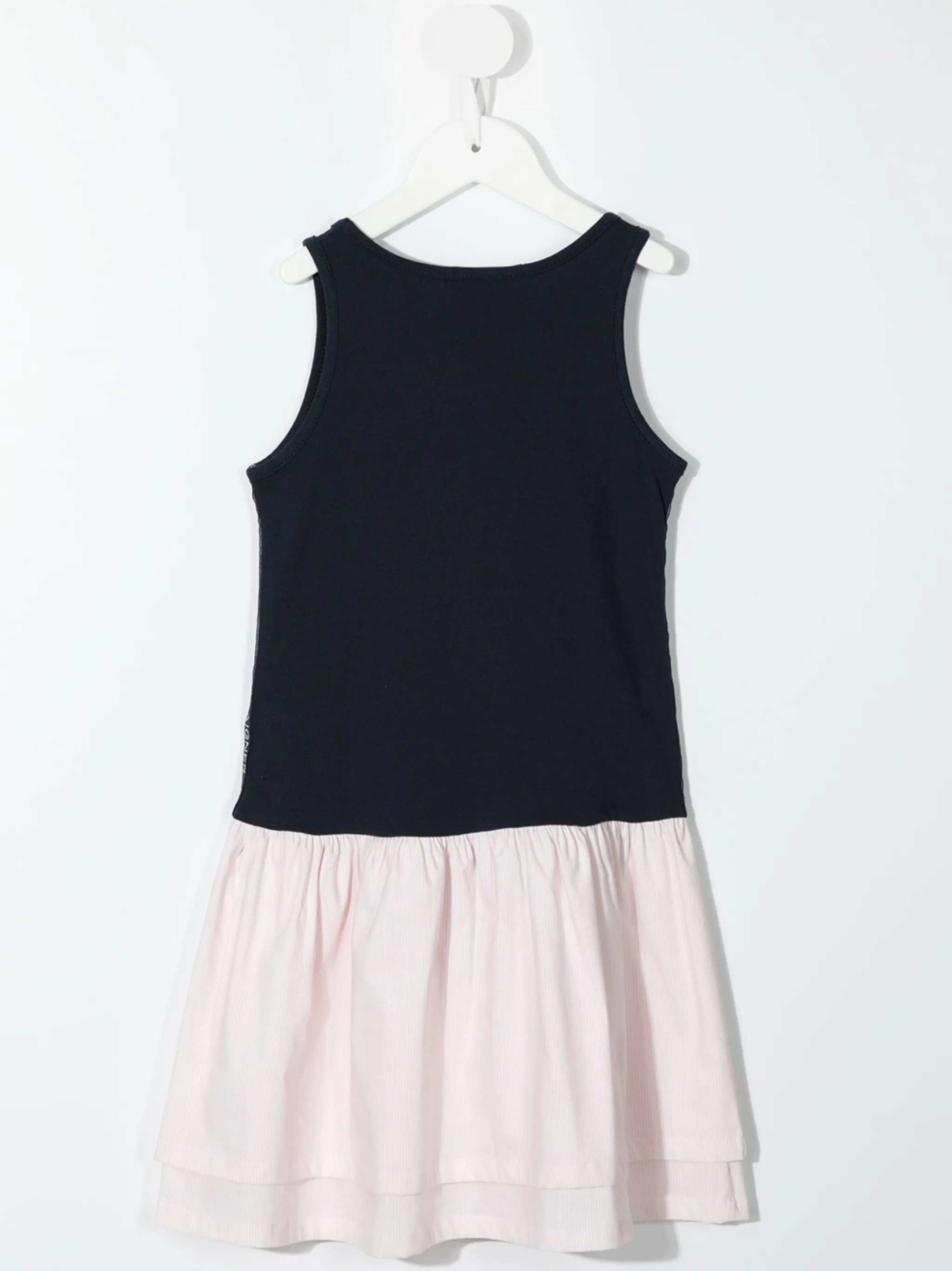 Многослойное платье-футболка А-силуэта Aigner Kids, розовый — фото 3