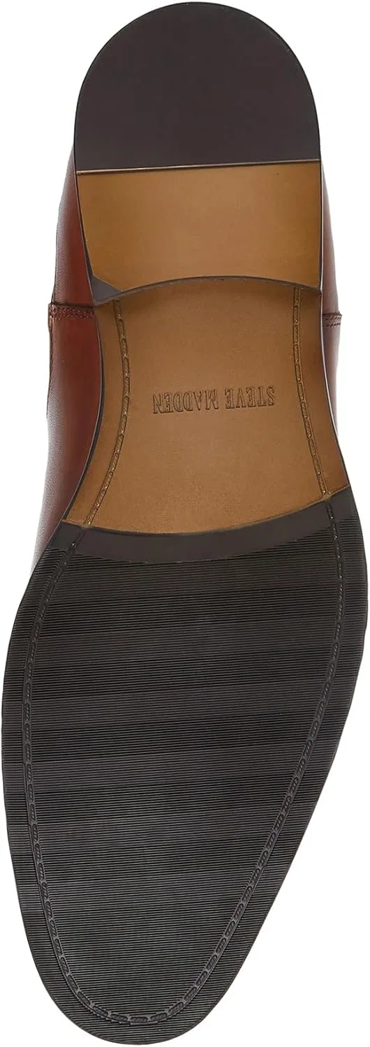 Мужские ботинки Steve Madden Duke Chelsea, 2-Cognac Leather — фото 4