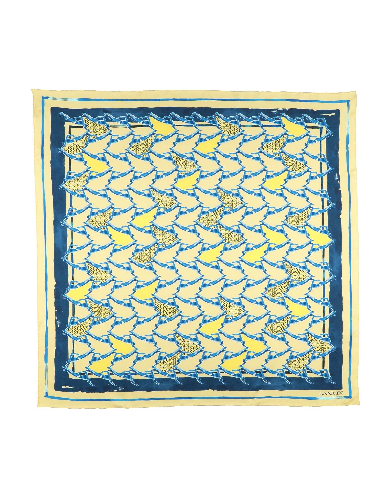 

Шарф Lanvin, пастельно-желтый