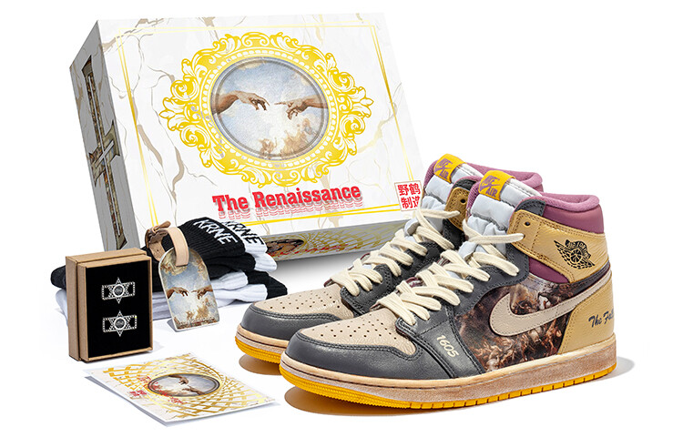 

Кроссовки Air JORDAN 1 Vintage Basketball Shoes Unisex High-Top White Yellow, Серый, Кроссовки Air JORDAN 1 Vintage Basketball Shoes Unisex High-Top White Yellow