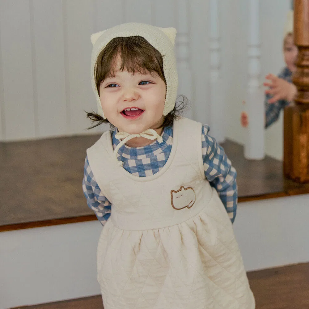 Детское платье Littletini «Салли», кремовое