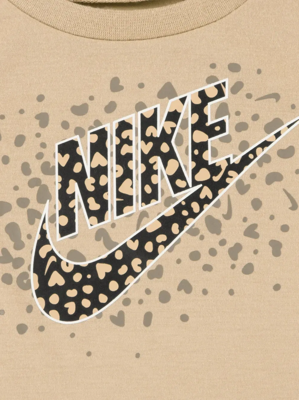 Комплект леггинсов с логотипом (три штуки) Nike Kids, черный — фото 4