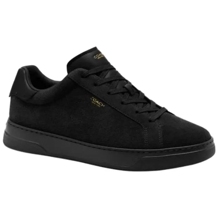 COACH Кроссовки Highline Suede Low top мужские черные — фото 4