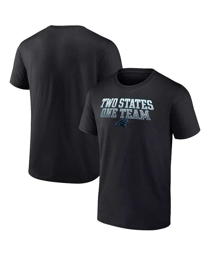 

Мужская футболка Black Carolina Panthers Big and Tall Two States One Team Statement Fanatics