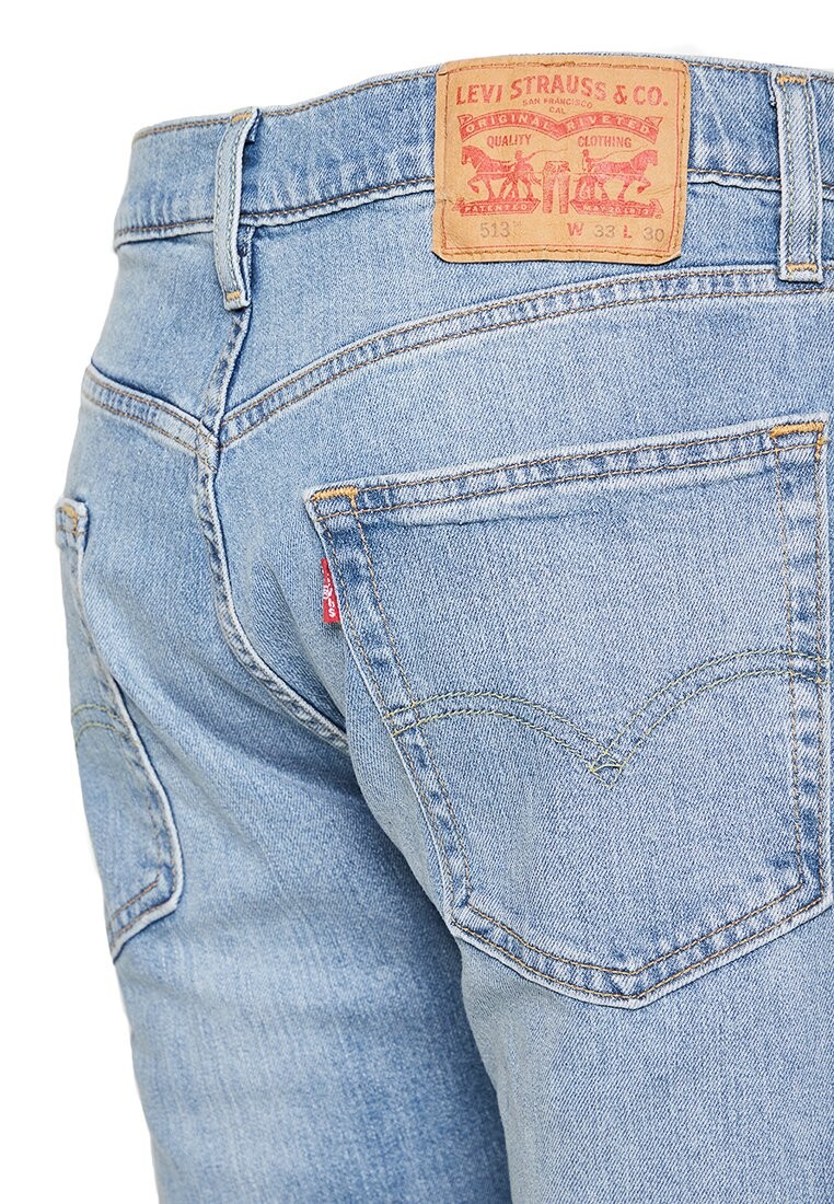 Джинсы-сигареты 513™ Slim Straight Levi's, синие — фото 3
