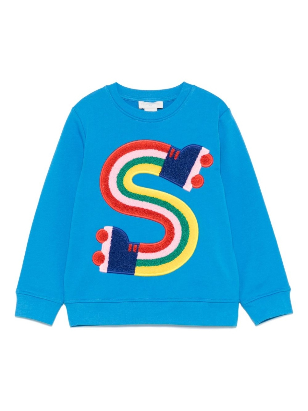 

Stella McCartney Kids толстовка с нашивкой-логотипом, синий