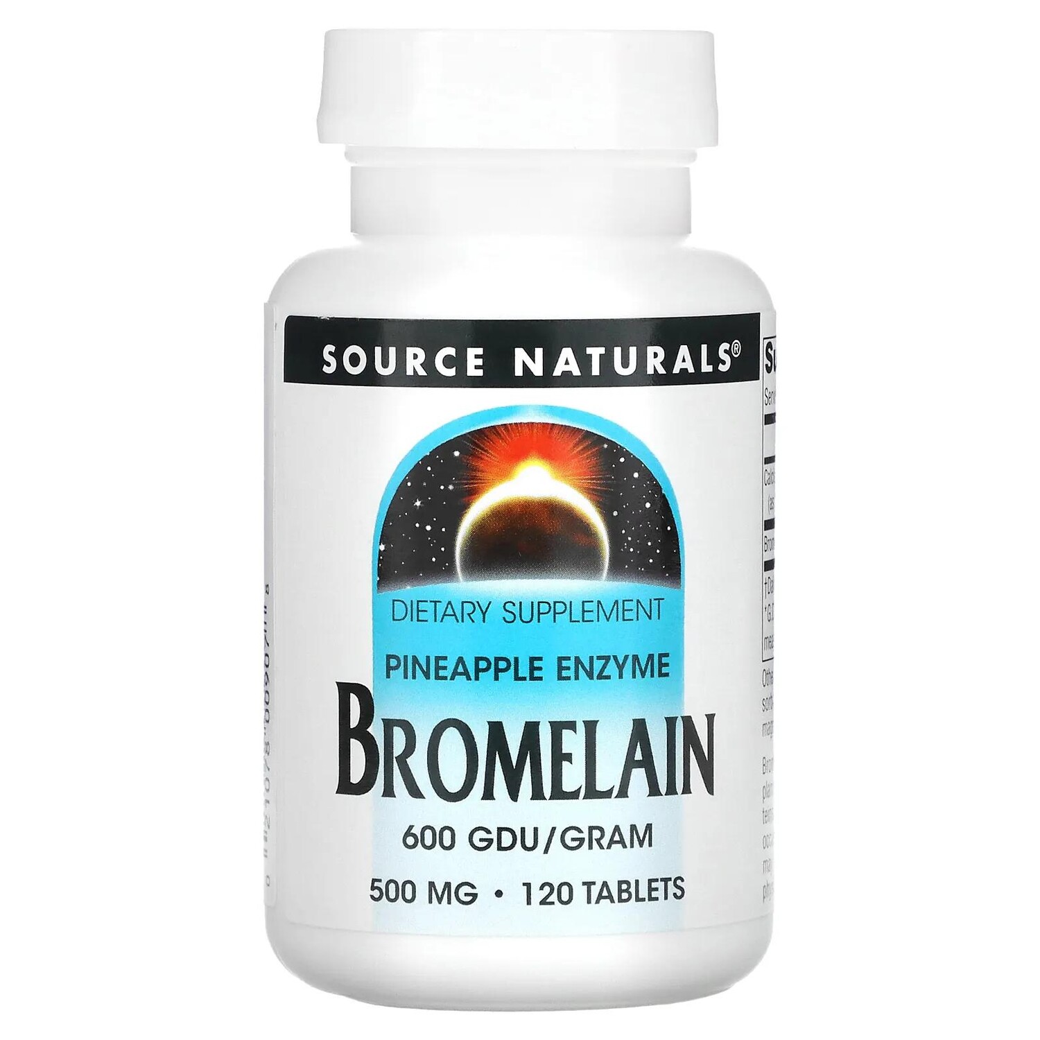 

Source Naturals Бромелаин 600 ГДУ / г 500 мг 120 таблеток