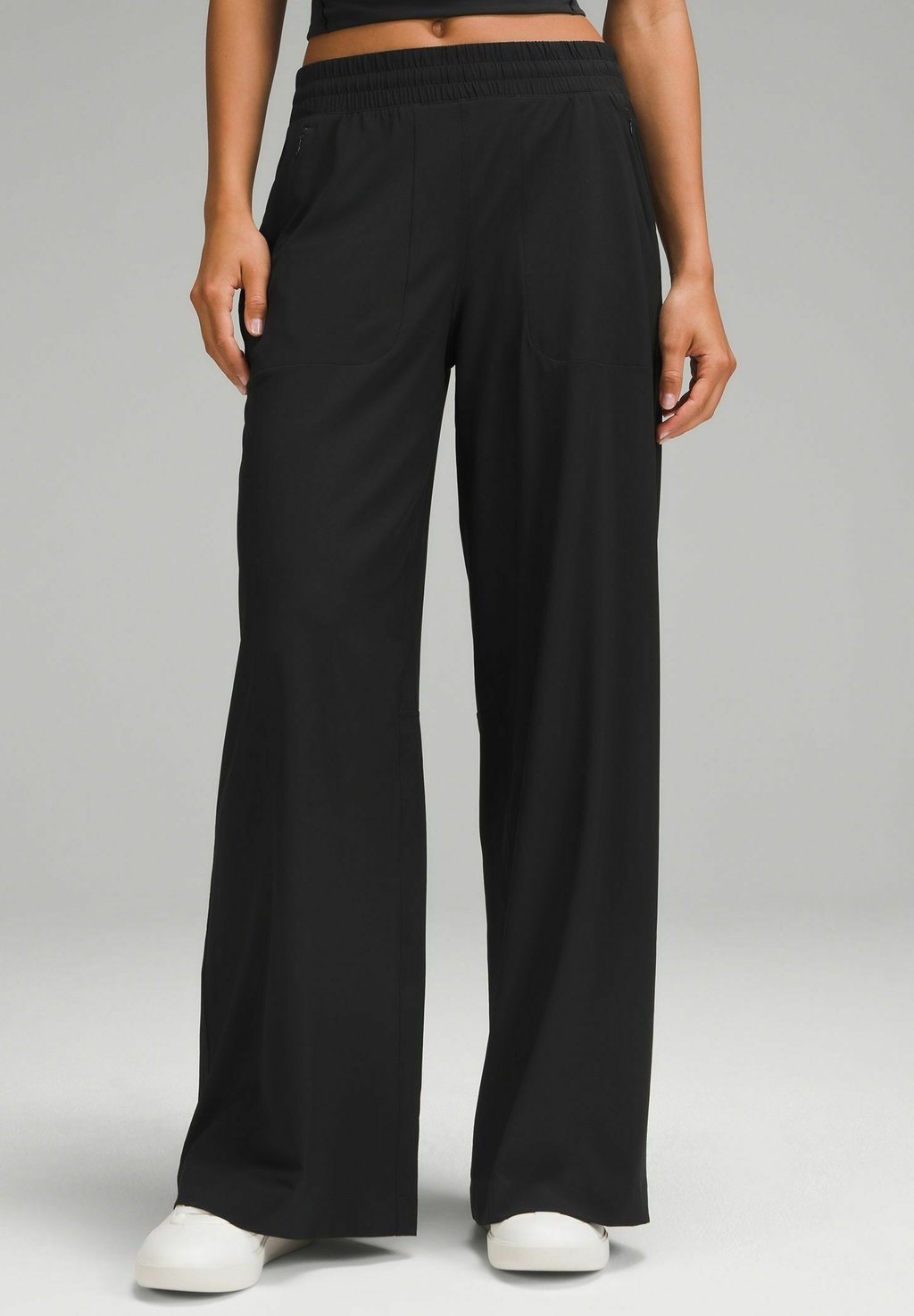 

Брюки SWIFT WIDE-LEG MID-RISE lululemon, черный