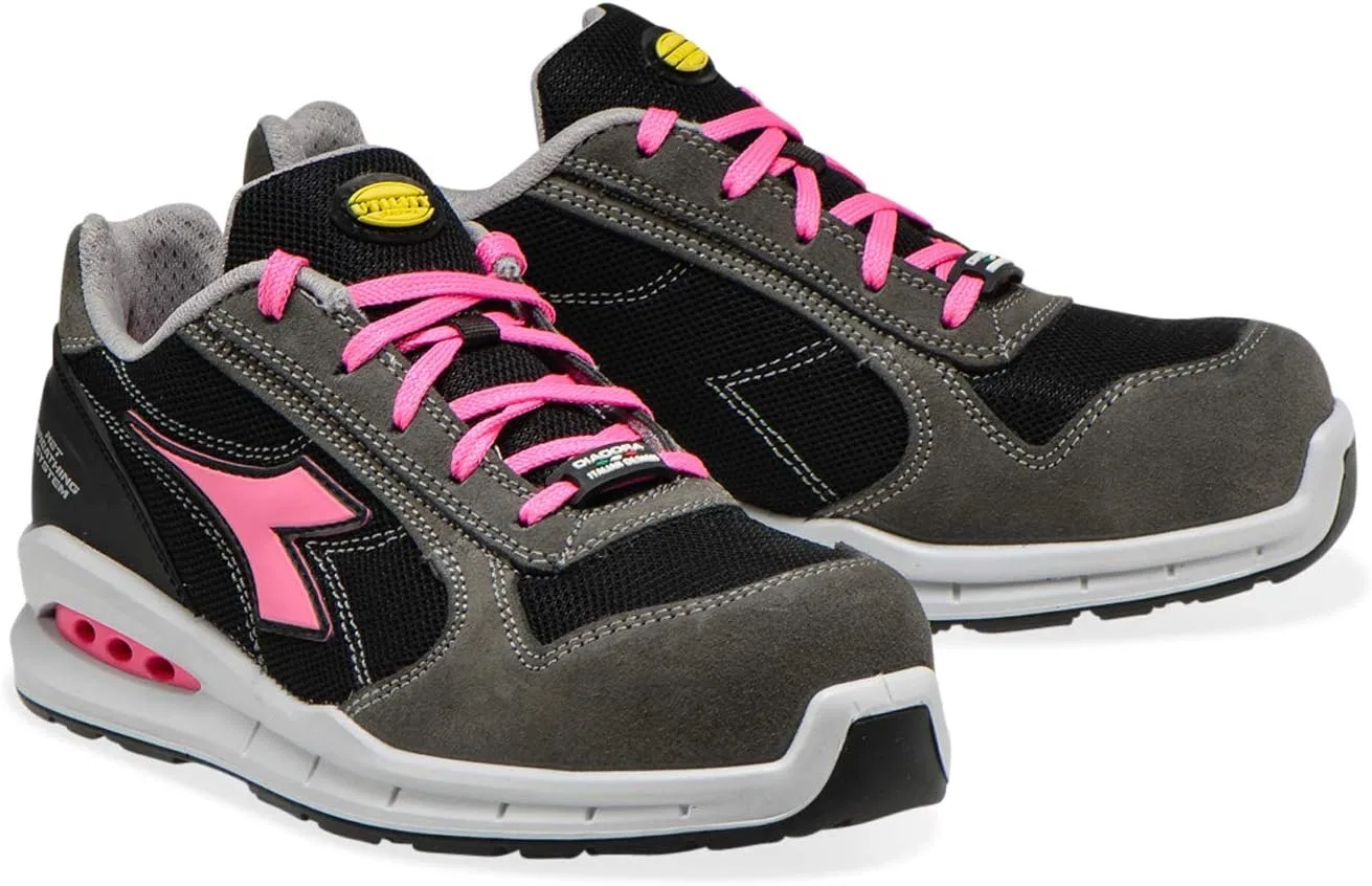 Кроссовки Diadora Herren Run Net AirboxRUN NET AIRBOX Low S1P SRC, C8709 Smoke Grey Black — фото 4