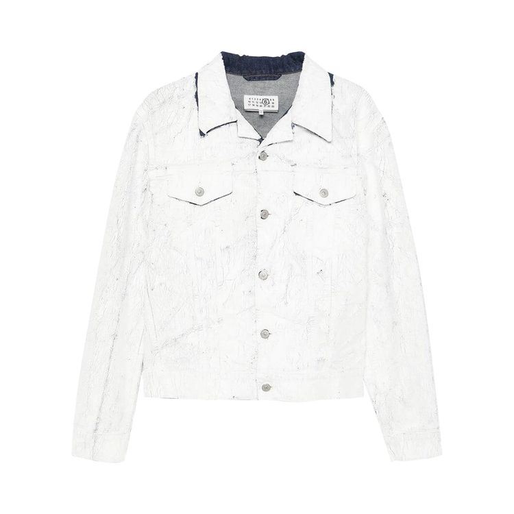 

Куртка MM6 Maison Margiela Denim Sports Jacket 'White', белый