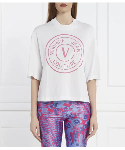

Футболка Oversize fit Versace Jeans Couture, белый