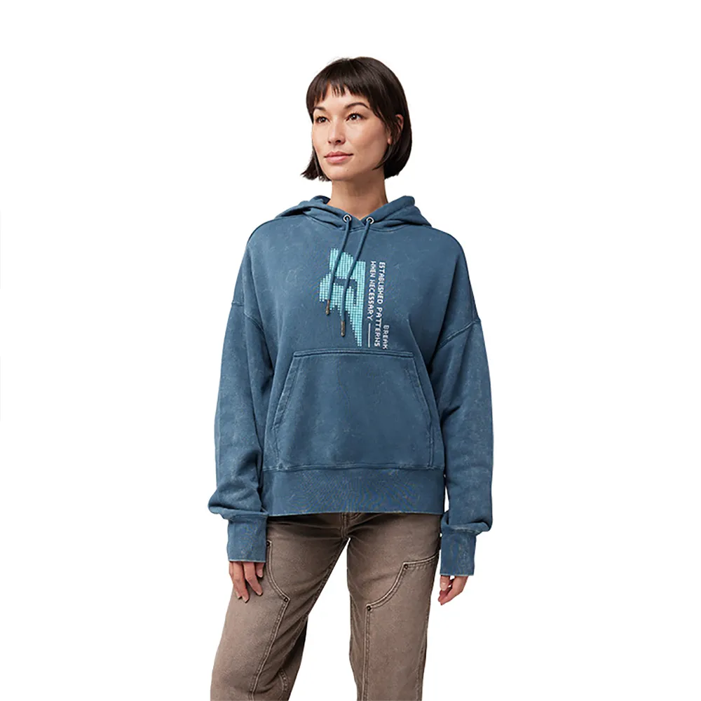 

Худи Fox Throttle Oversized, синий
