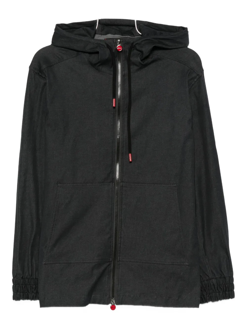 

Куртка с капюшоном на молнии Kiton, черный