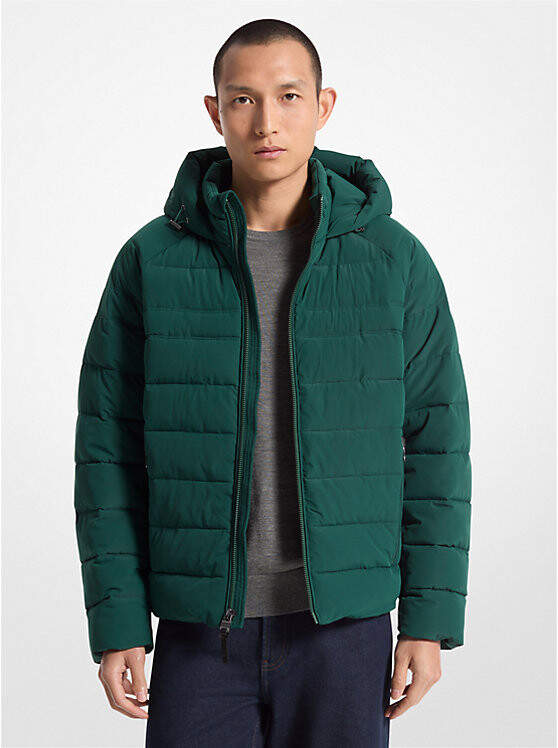 

Стеганая куртка с капюшоном Clarkston Packable Michael Kors, зеленый