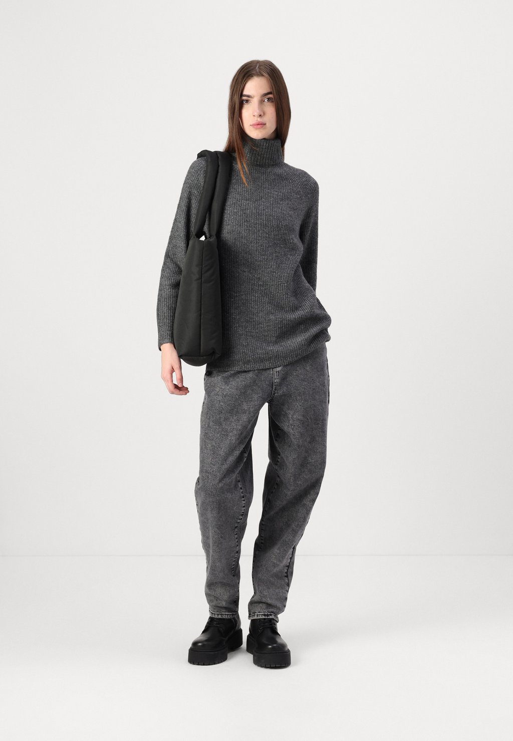 

Джемпер JDYFINE LONG PULLOVER JDY, серый