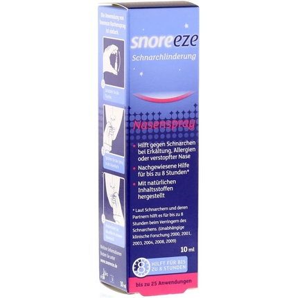 

Snoreeze Назальный спрей от храпа ‎Eb Vertriebs Gmbh