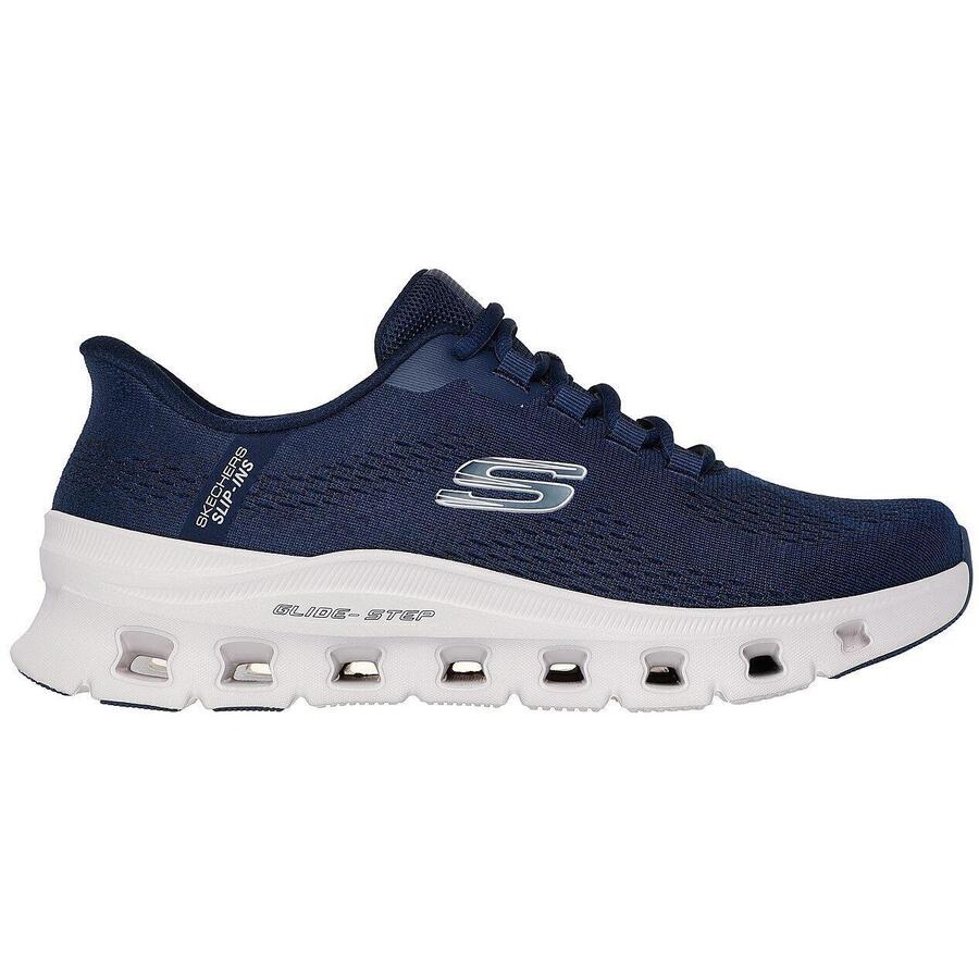 Кроссовки Skechers Glide-step Pro - Elron, синие, мужские — фото 3