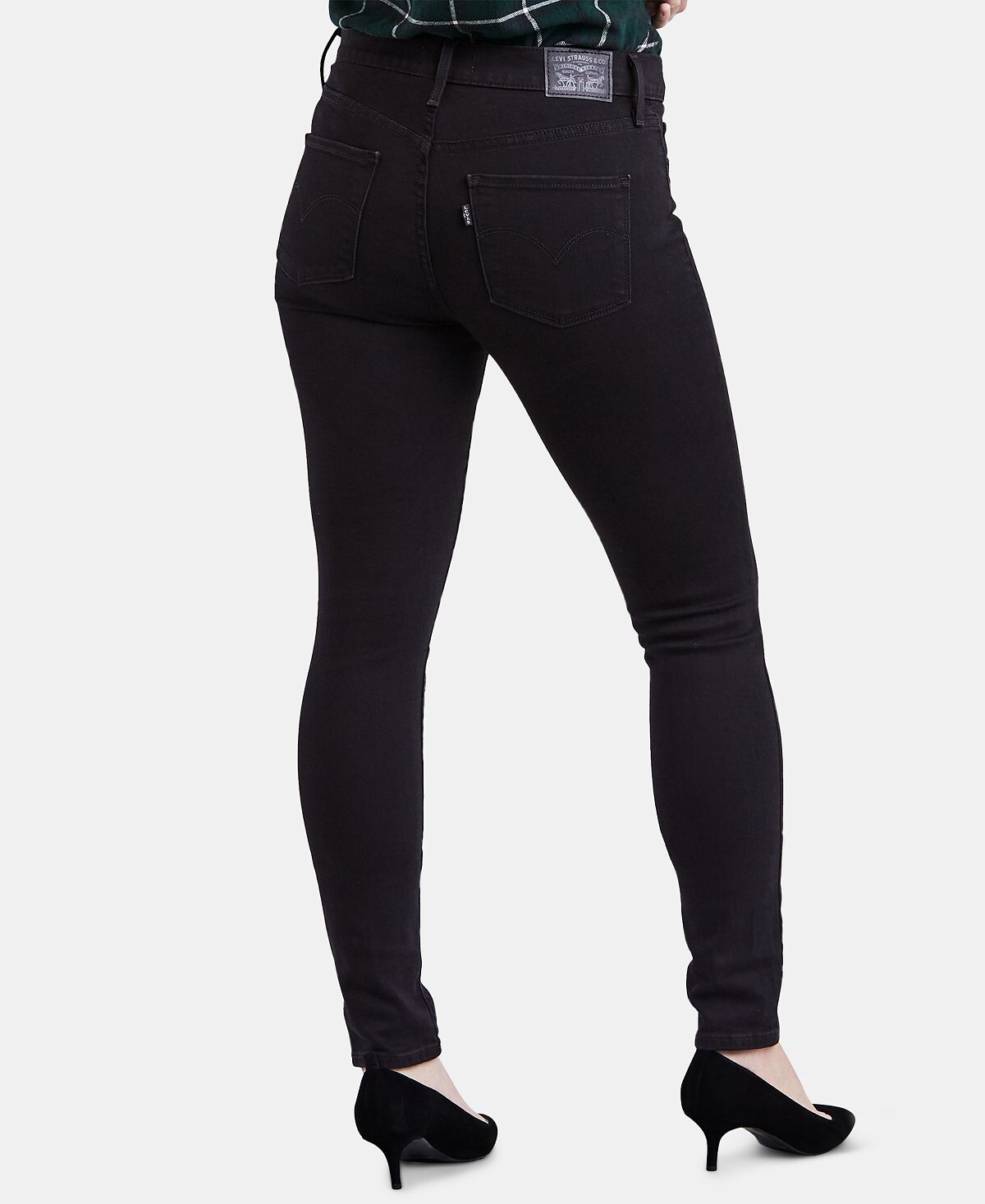 Женские джинсы скинни 311 Shaping, короткая длина Levi's, черный — фото 2
