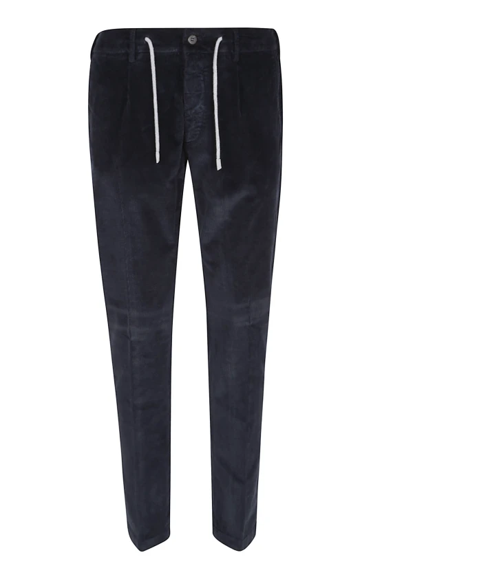 

Синие брюки для мужчин осень-зима 2025 Eleventy, синий