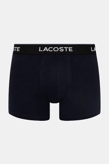 Боксеры мужские хлопковые 3 шт Lacoste, мультиколор — фото 4