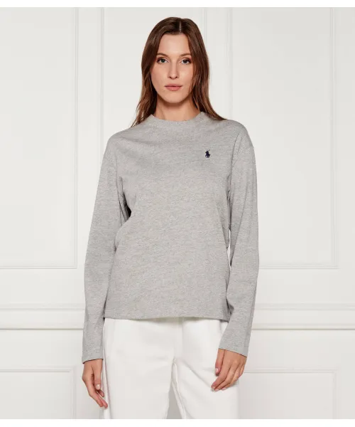 

Блуза Loose fit Polo Ralph Lauren, серый