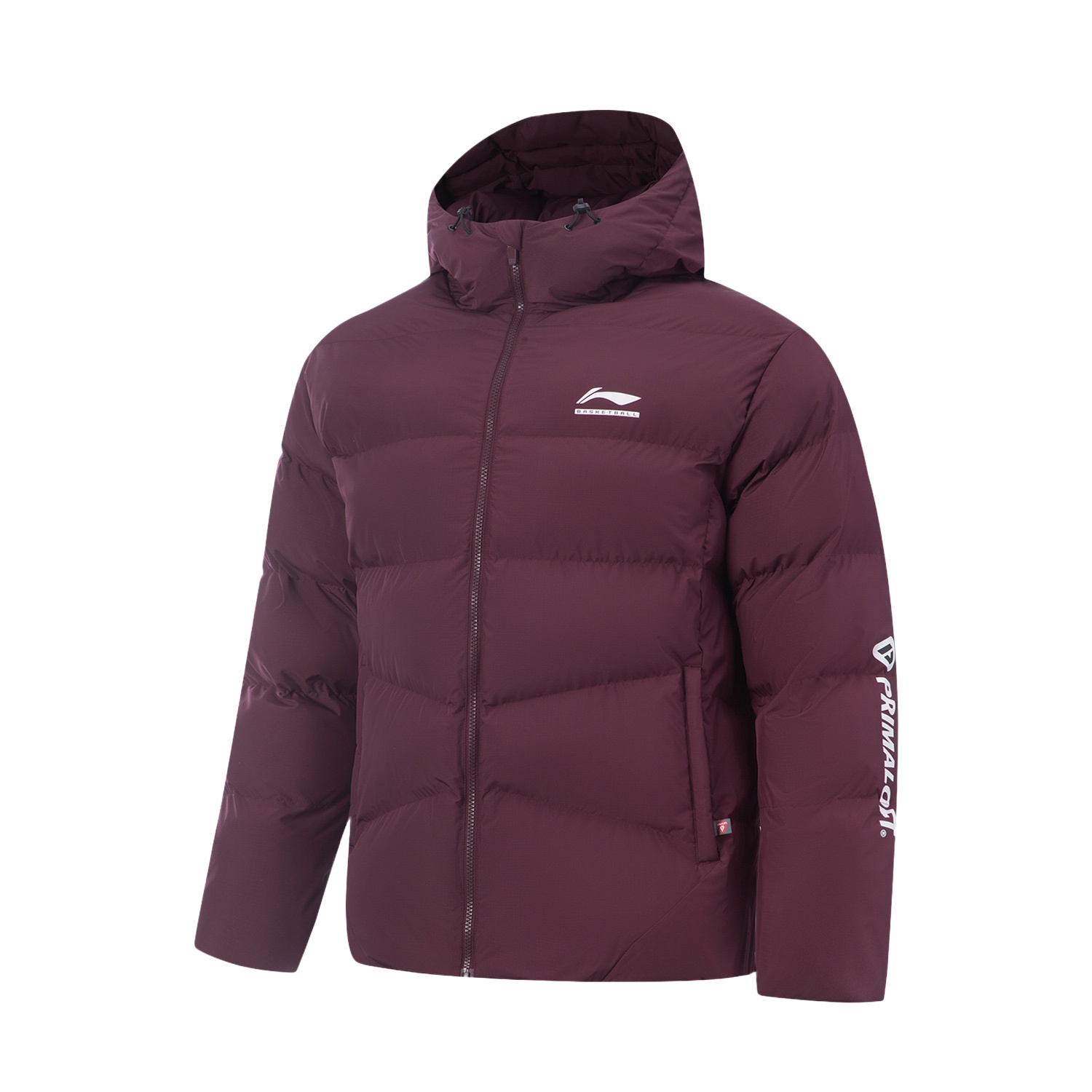 

LINING Пуховик CBA Collection мужской бордово-фиолетовый, Burgundy Purple
