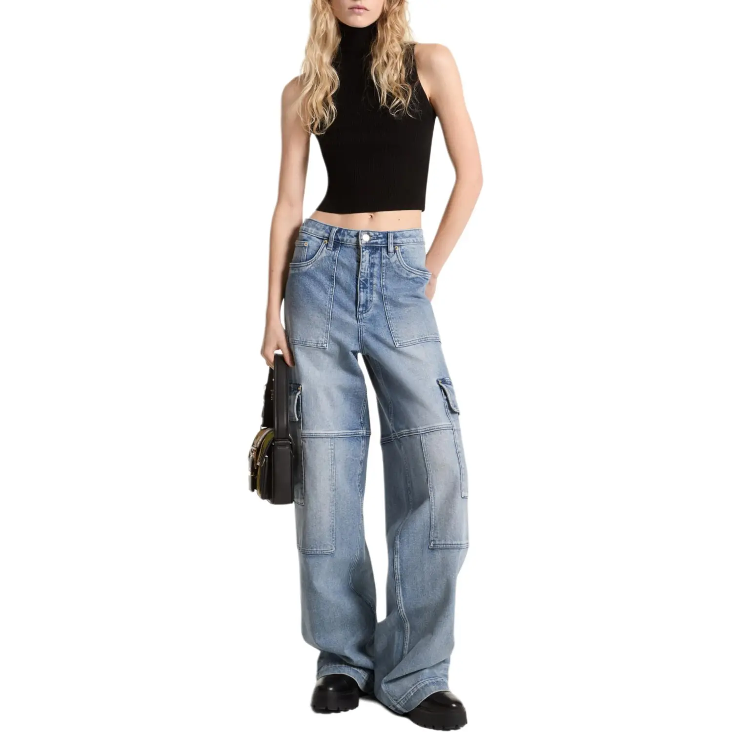 

MICHAEL KORS Джинсы MMK SS24 Unisex Blue