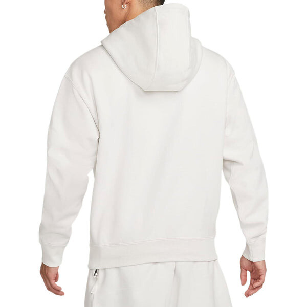 Толстовка Nike Solid Color Minimalistic Hooded Long Sleeves Hoodie Men's White, белый — фото 4