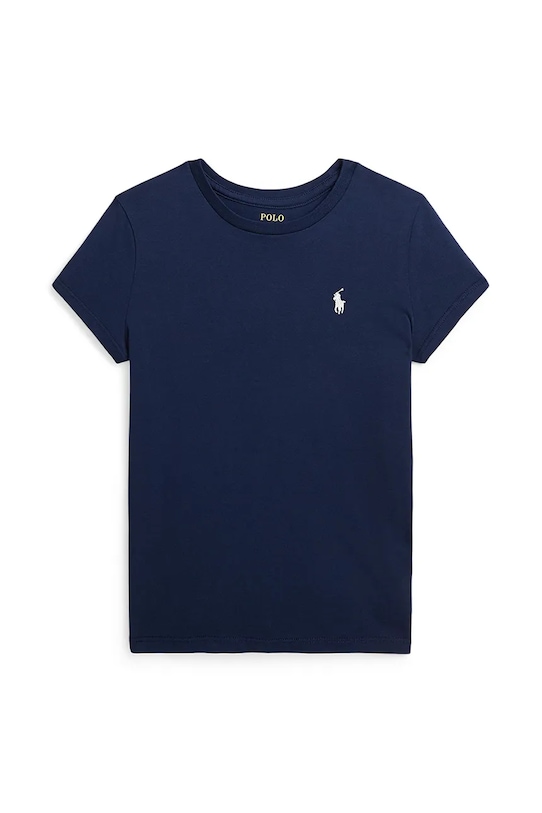 

Детская хлопковая футболка Polo Ralph Lauren, темно-синий