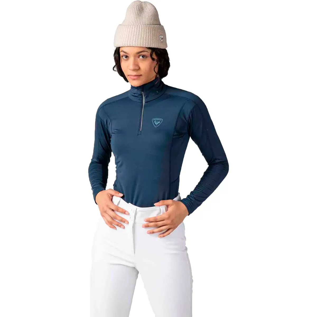 

Женская Classique 1/2 Zip Rossignol флис, тёмно-синий