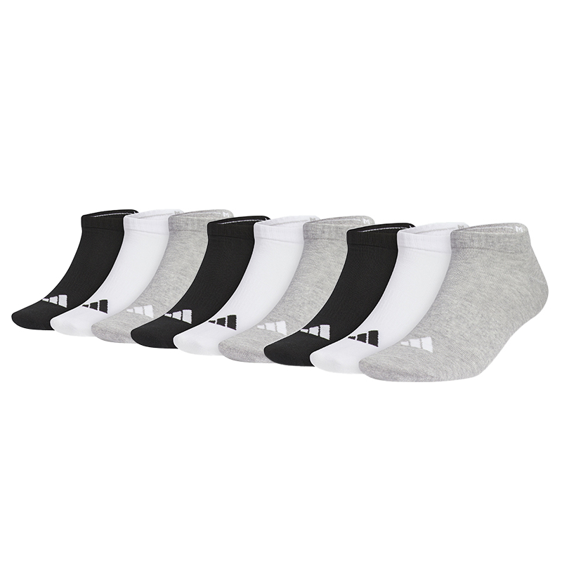 

Носки унисекс Adidas 9 пар (3 черных, 3 белых, 3 серых)